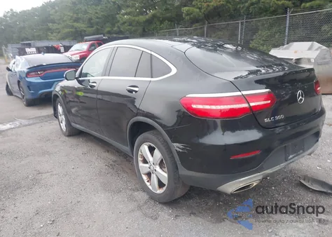 2018 Mercedes-Benz Glc 300 Coupe 4Matic из США, поврежденный, VIN WDC0J4KB0JF297699